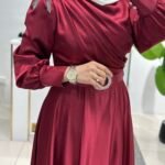 فستان سهرة شك كتف