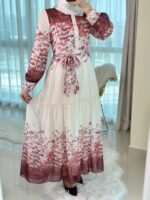 ⁦فستان مورد شيفون⁩ - الصورة ⁦8⁩