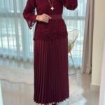 طقم تنورة دانتيل