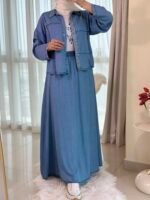 ⁦طقم تنورة طويلة تنسل⁩ - الصورة ⁦4⁩