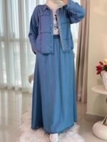 ⁦طقم تنورة طويلة تنسل⁩ - الصورة ⁦2⁩