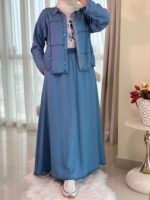 طقم تنورة طويلة تنسل