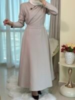 ⁦فستان بنسات كتف جانبي⁩ - الصورة ⁦6⁩