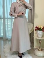 ⁦فستان بنسات كتف جانبي⁩ - الصورة ⁦7⁩