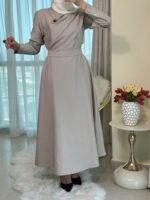 ⁦فستان بنسات كتف جانبي⁩ - الصورة ⁦9⁩