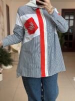⁦قميص مخطط طلبية خاصة⁩ - الصورة ⁦3⁩