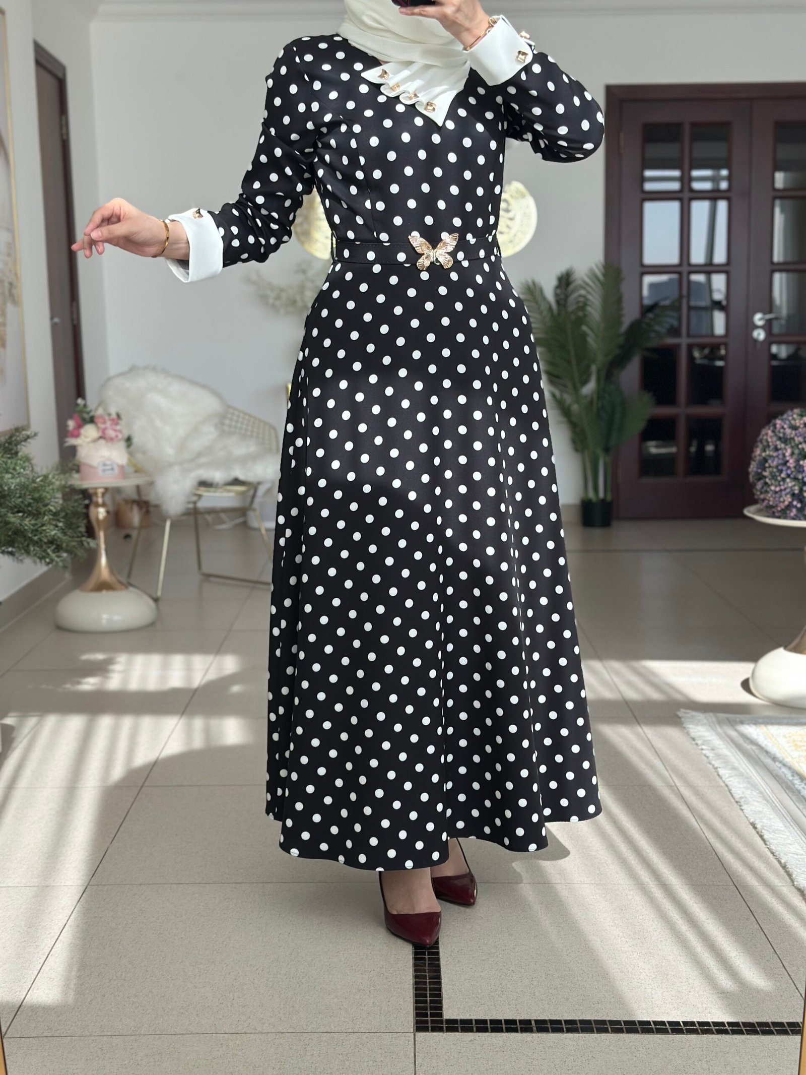 IMG_2768 فستان منقط - الصورة 1